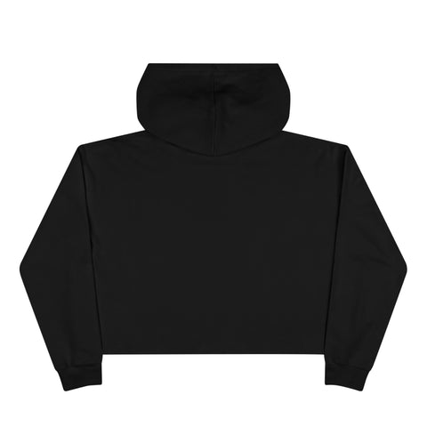 Edgy Crop Hoodie with Rainbow Skull Bow Design, Streetwear, Halloween Fashion, Gift for Her, Trendy Fall Outfit