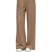 High-Waisted Wide-Leg Pants with Pockets