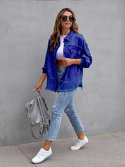 Distressed Fringe Denim Jacket-blue-side-angle.jpg
