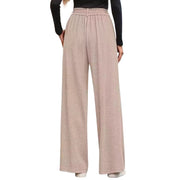 High-Waisted Wide-Leg Pants with Pockets