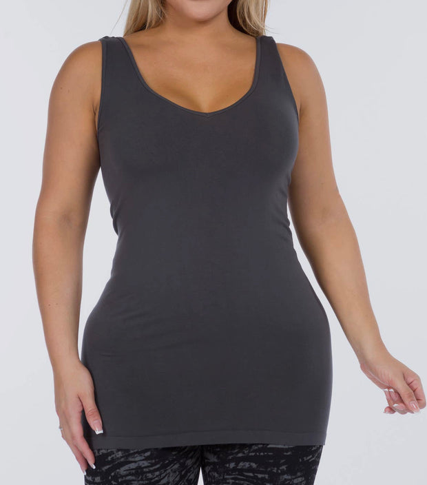 Reversible V-Scoop Tank Top