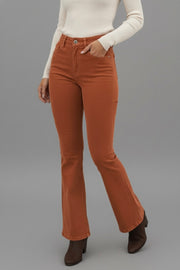 Full Size Hight Waist Bootcut Pants Plus Size