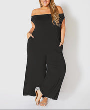 Bellatrix Plus Size off Shoulder wide leg Jumpsuit