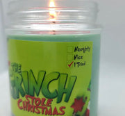 Grinch Candle