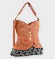 Vest Design Tall Hobo Handbag