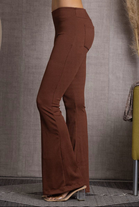 Brown Woman Pants