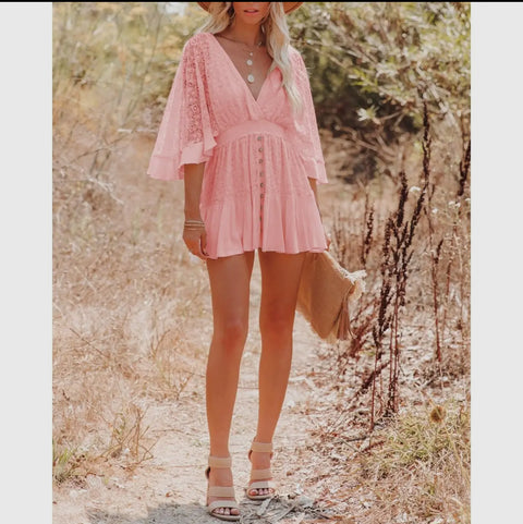 Lace Mini Dress