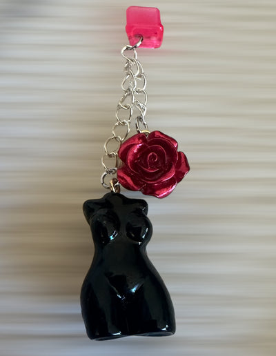 Dust plug w/rose