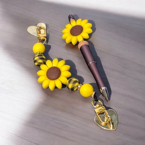 Strap and pen sunflower