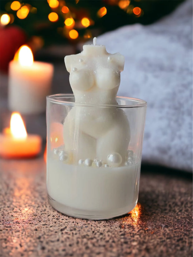 Goddess Body Pearl Candle