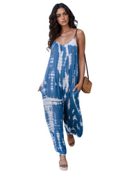 V-Neck Spaghetti Strap Jumpsuit