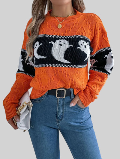 Classic Knit Long Sleeve Sweater – Everyday Cozy Essential