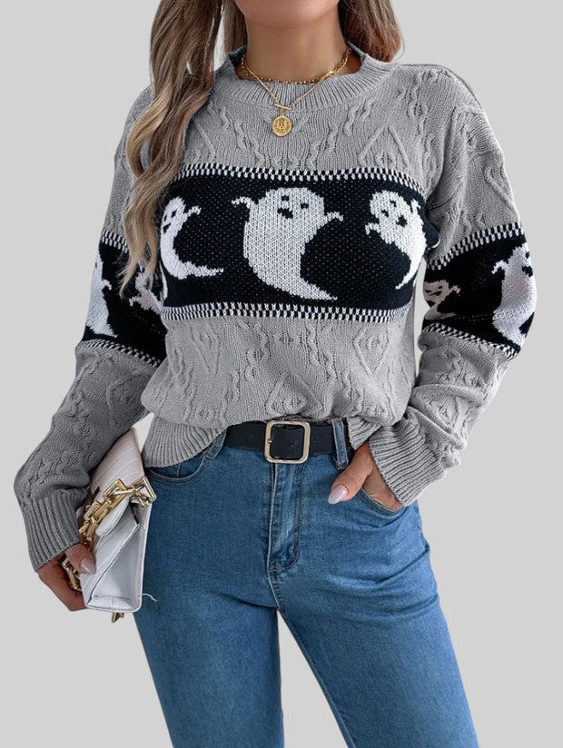 Classic Knit Long Sleeve Sweater – Everyday Cozy Essential