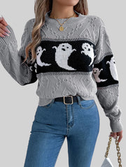 Classic Knit Long Sleeve Sweater – Everyday Cozy Essential