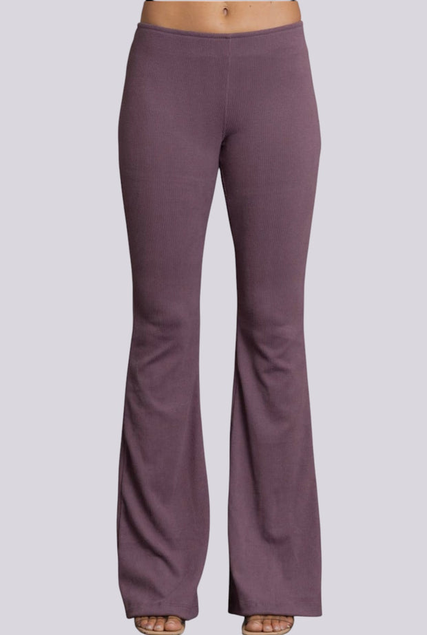 Mauve Wide-Leg Women’s Pants