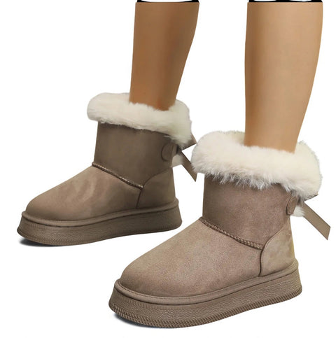 Fur-Lined Winter Boots