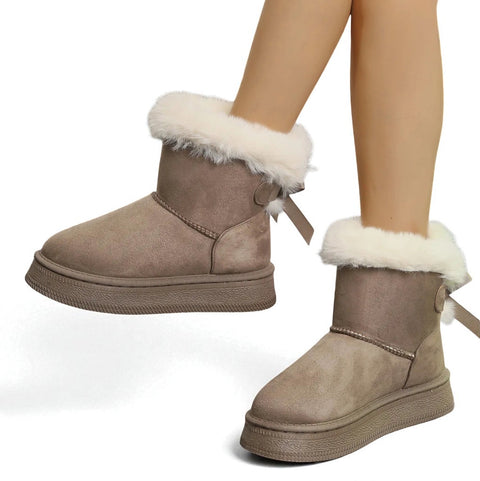 Fur-Lined Winter Boots