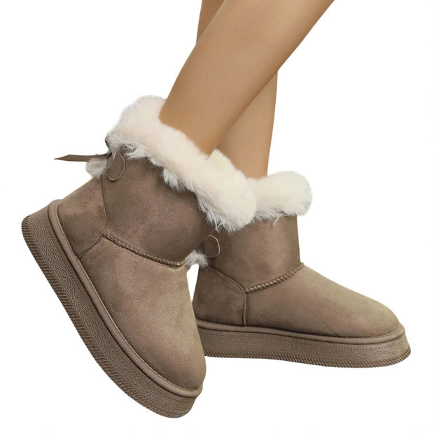 Fur-Lined Winter Boots