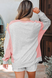 Light Grey Color Casual Shorts Set