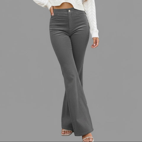 Full Size Hight Waist Bootcut Pants Plus Size